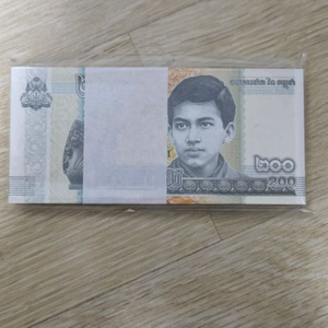 2022년 캄보디아 200리엘 100장 다발 7다발