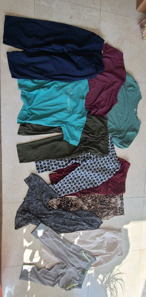 집에서 편하게 입기 좋은 티셔츠/ 바지 11벌(55~7--1