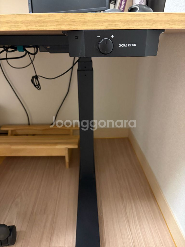 GAZE DESK 전동 모션 데스크 (원목, 2.7t)--2