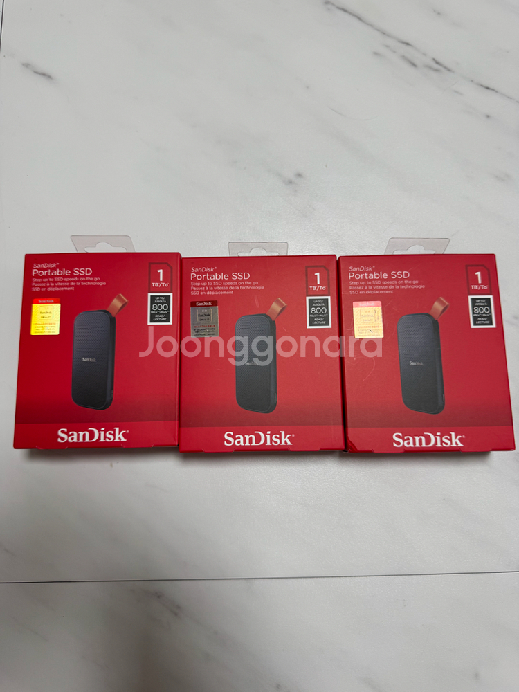 SanDisk Portable SSD 1TB 미개봉--0