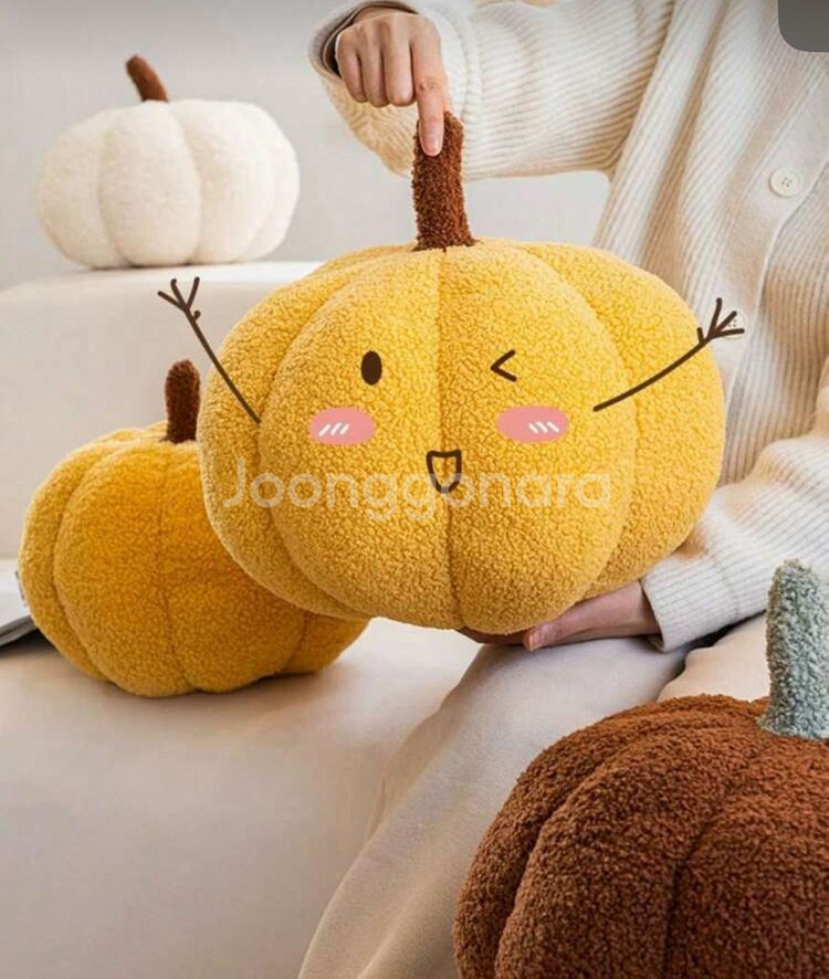 호박 쿠션 인테리어 소품 L--1