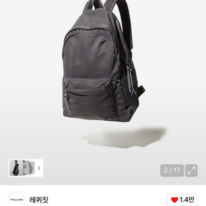 월스와일무브먼트 레퀴짓 백팩 그레이