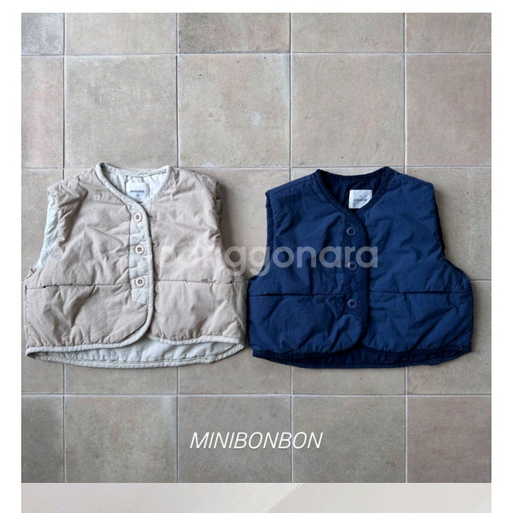 미니봉봉 가을 조끼 새제품--0