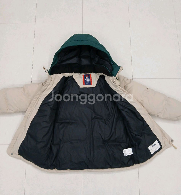 휠라키즈 헤리티지 덕다운 패딩 145--2