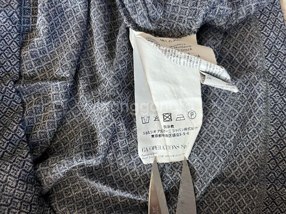 (일본매장정품)아르마니 꼴레지오니 남성 긴팔티--8