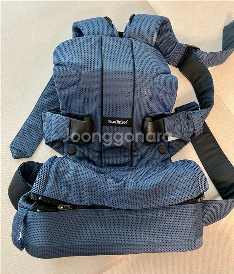 베이비뵨 캐리어원 아기띠 네이비블루--0