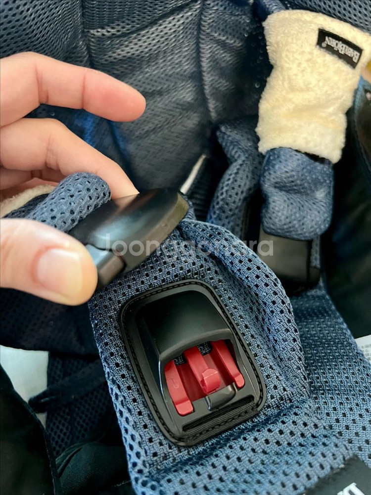 베이비뵨 캐리어원 아기띠 네이비블루--5