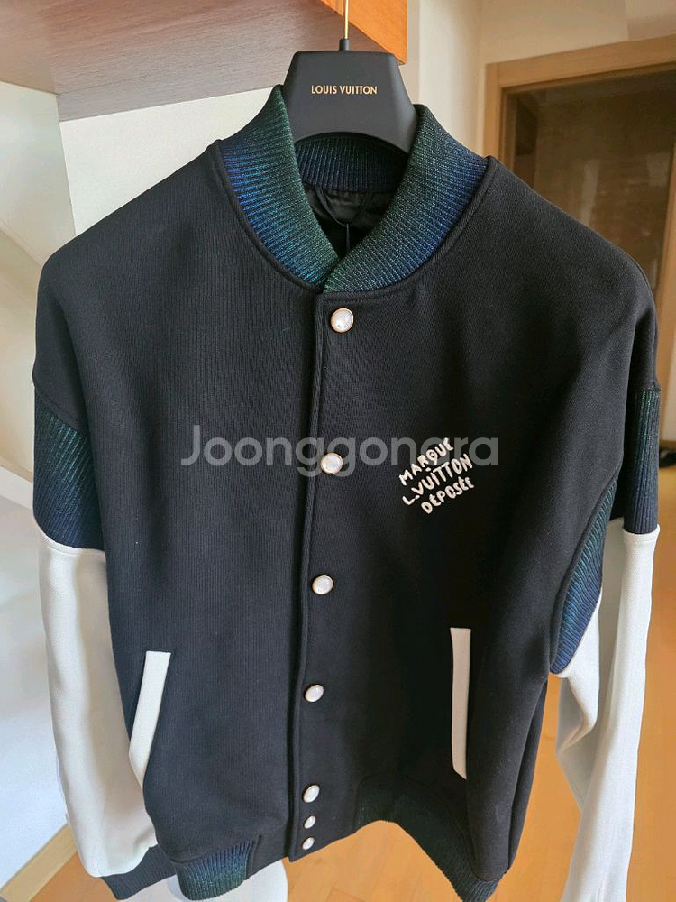 루이비통 코튼 져지 바시티 블루종(새상품)--2