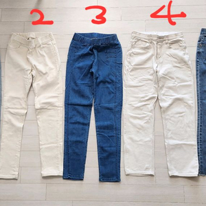 여성바지 25~26사이즈(5장 일괄)