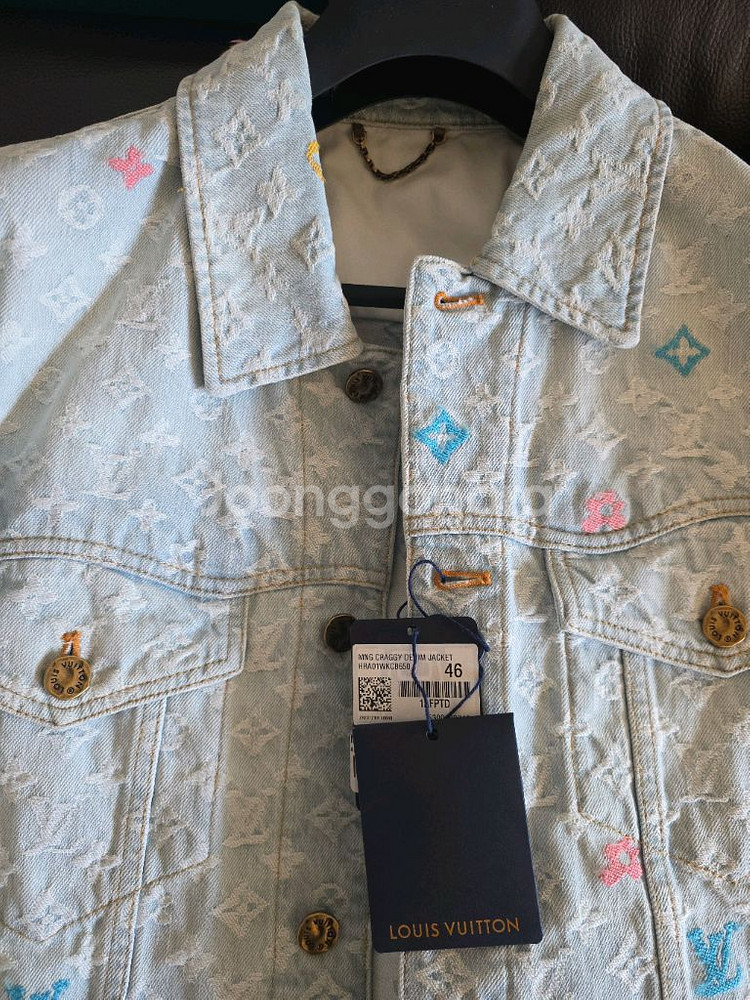루이비통X 타일러 콜라보 데님자켓(새상품)--4