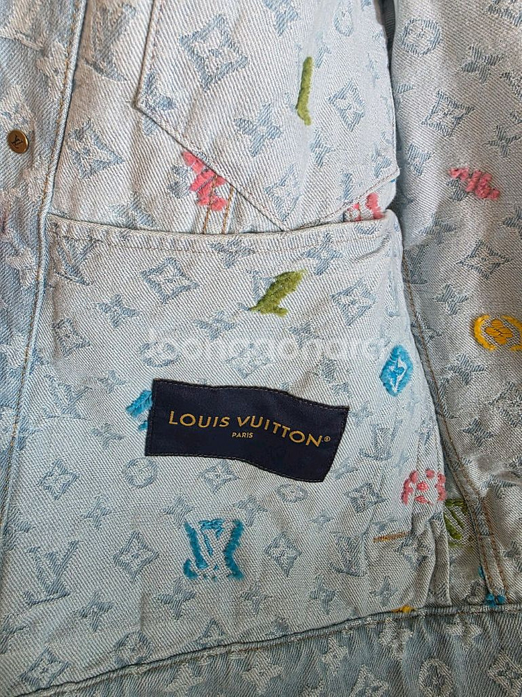 루이비통X 타일러 콜라보 데님자켓(새상품)--7