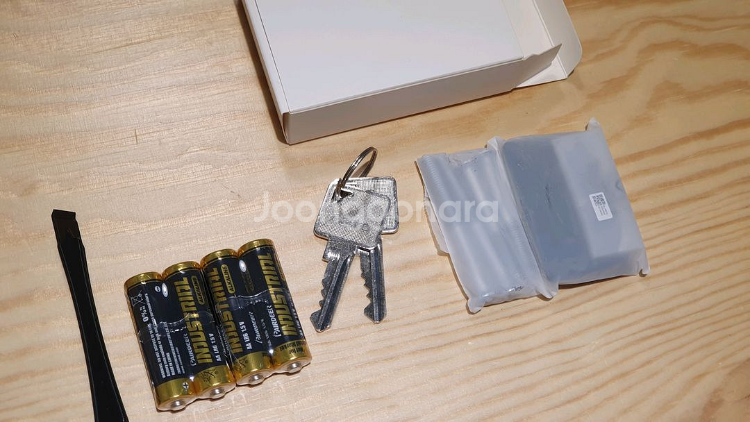 [개봉/미설치] Aqara U100 도어락 목문용--3