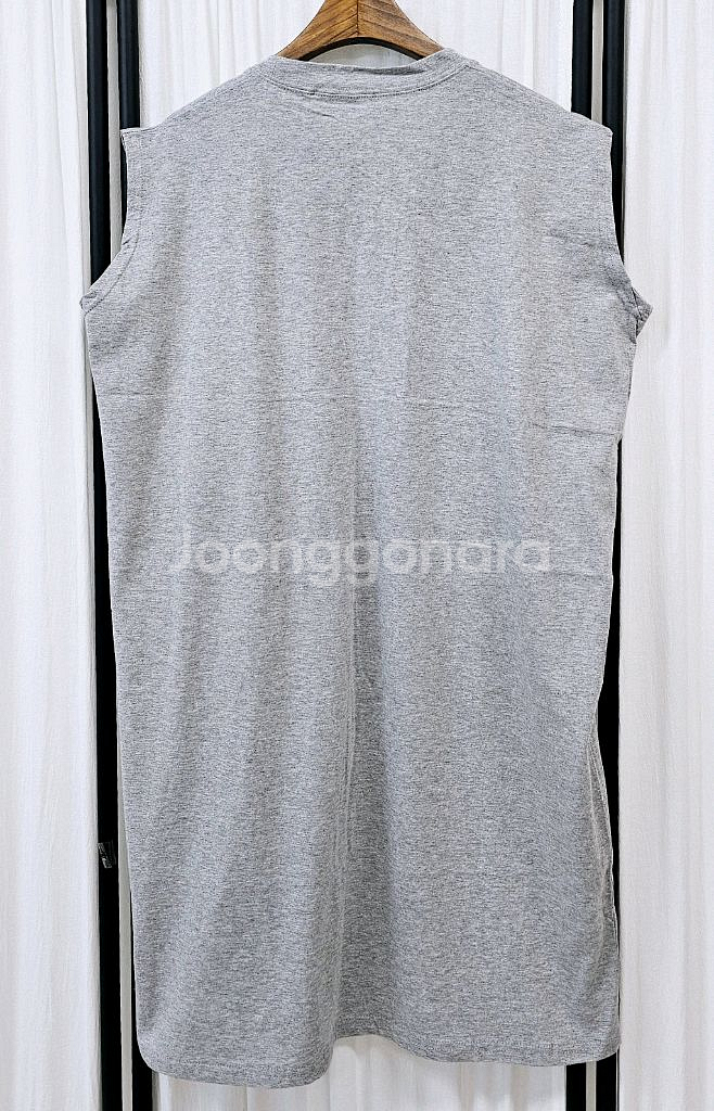 민소매 면원피스 빅사이즈원피스--4