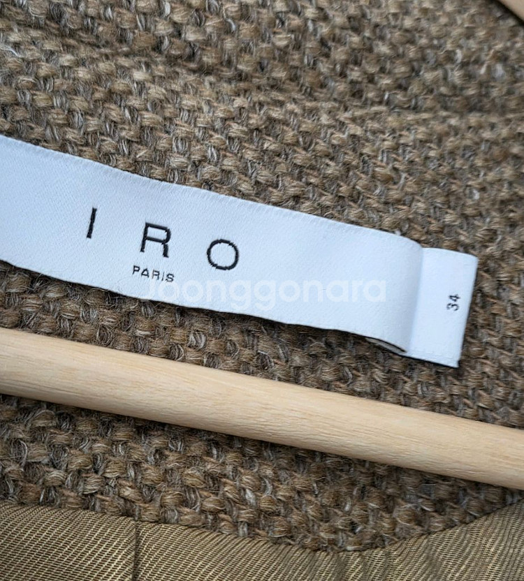 이로(Iro)코트 박시한스타일 저렴하게 팝니다--0