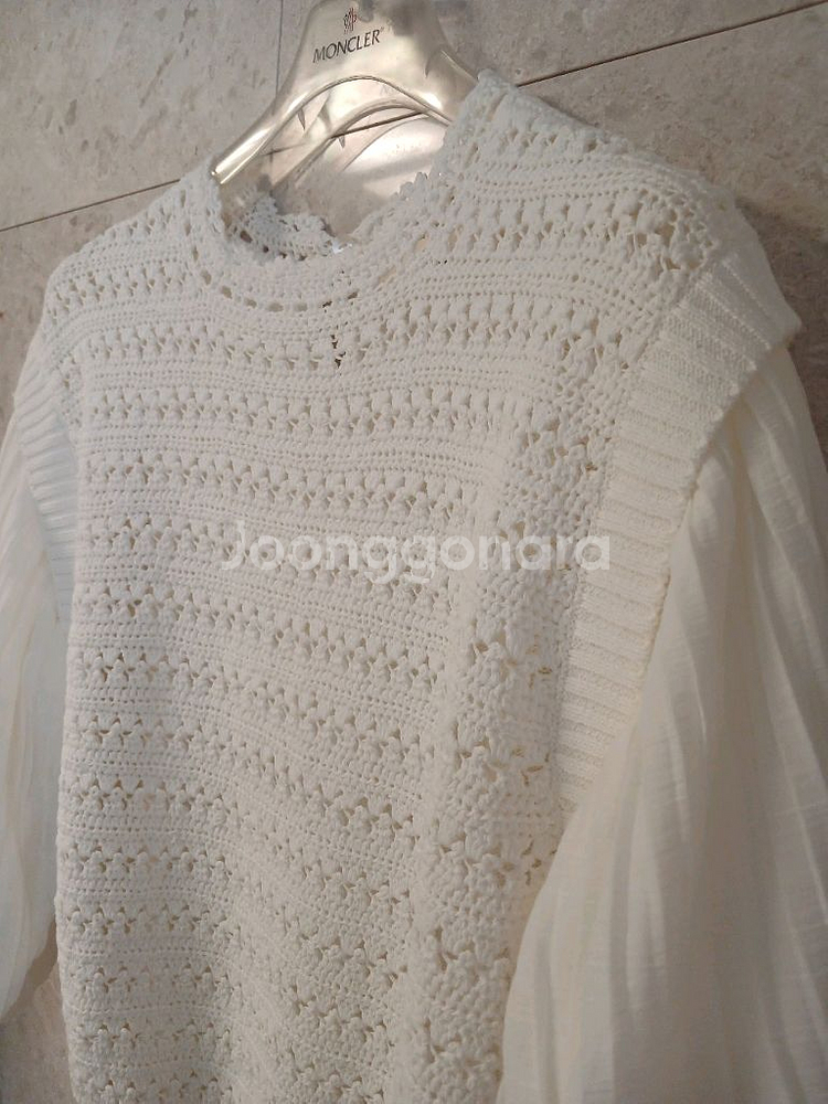 바네사부르노 크로쉐 퍼프니트(새상품초특가)--5