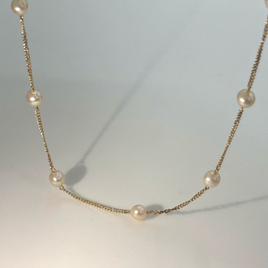 14k 진주 목걸이