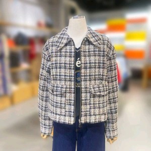 베네통 트위드 자켓