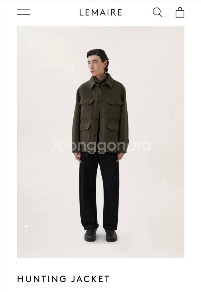 르메르 헌팅자켓 카키 50(105)--6