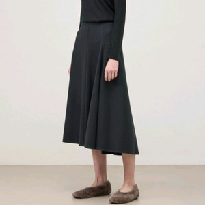 더캐시미어 언밸런스플레어 스커트 (랑방,마인,타임,더