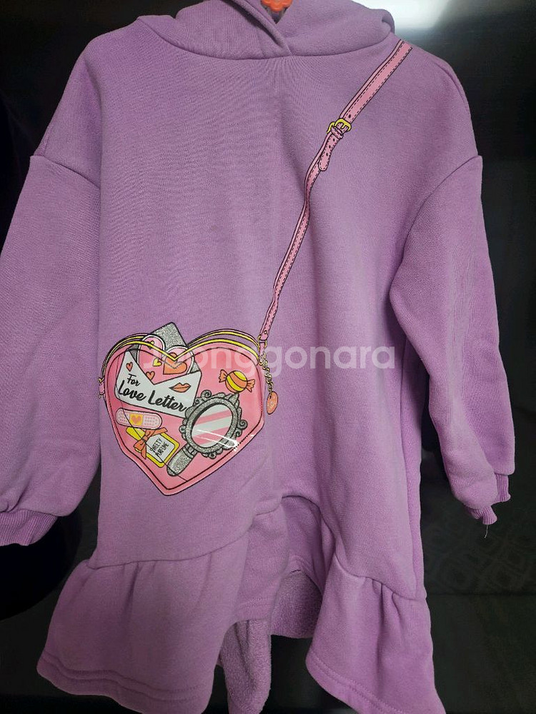 쌍둥이 옷정리 에스핏 후드 원피스 120--2