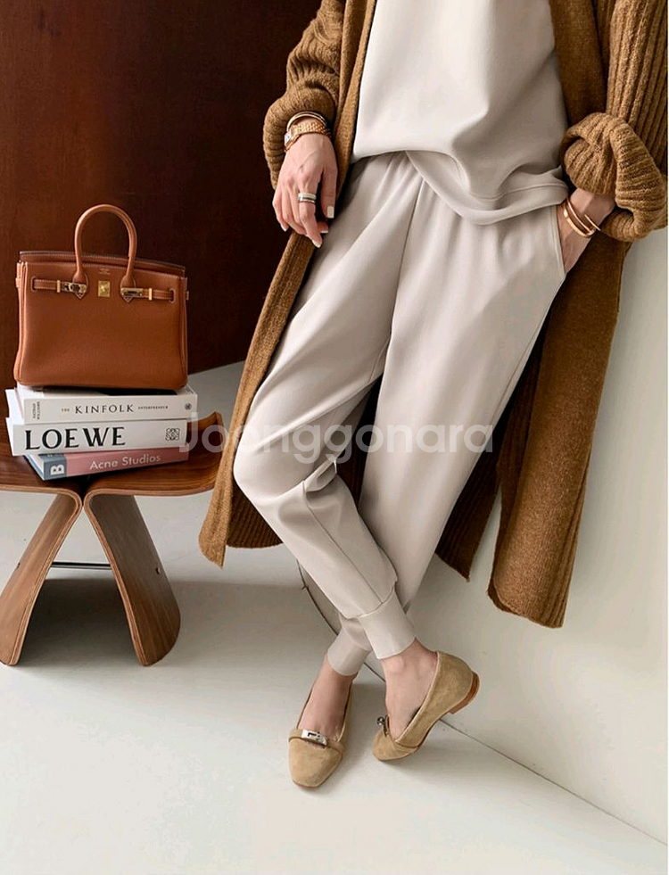 메이드바이위 [made] 리얼 기모 밴딩 조거 팬츠--1