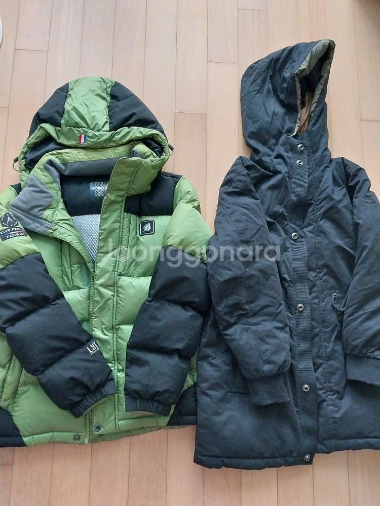 1만2천원 일괄 130패딩 7~9세 라푸마 자라키즈--0