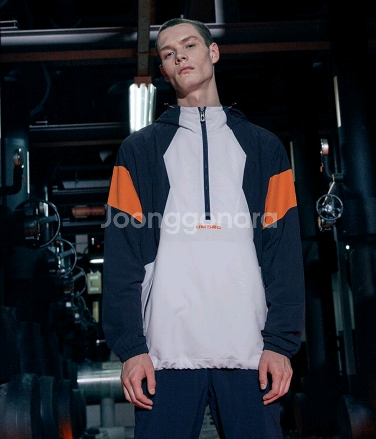 엄브로 컬러블록 아노락 자켓 XL(105)--1