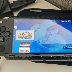 소니 PSP 블랙 충전기 케이스 액정보호필름