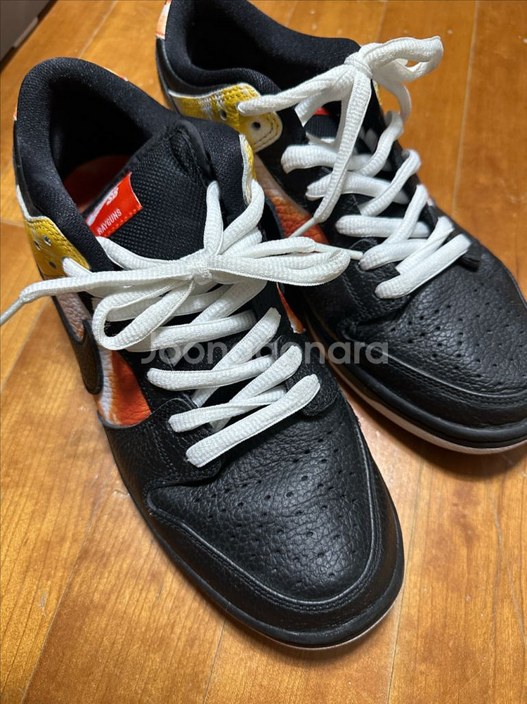 나이키 SB 덩크 로우 레이건 타이다이 블랙 280판매--1