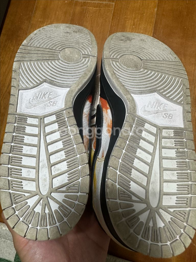 나이키 SB 덩크 로우 레이건 타이다이 블랙 280판매--3