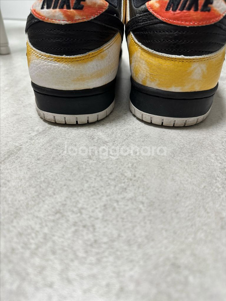 나이키 SB 덩크 로우 레이건 타이다이 블랙 280판매--5