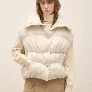 시스템 구스다운 패딩조끼