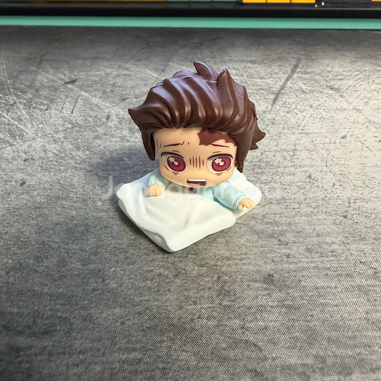 귀멸의칼날 오네무탄 가챠 피규어 탄지로 중고--0