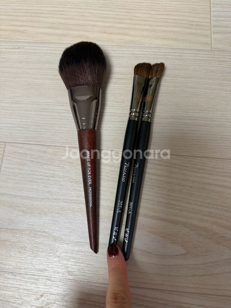 메이크업포에버128브러쉬 +피카소201A 브러쉬 2개--1