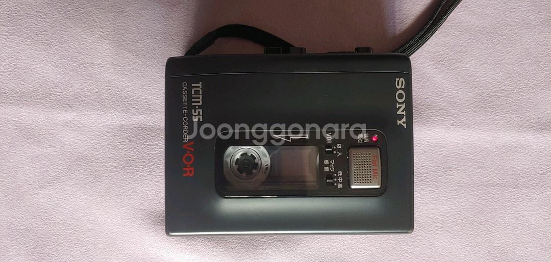 소니 카세트 녹음기 TCM-55 VOR 블랙--0