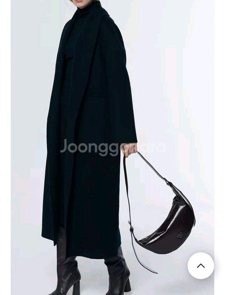 베라왕 크루아상 숄더/크로스백 블랙--5