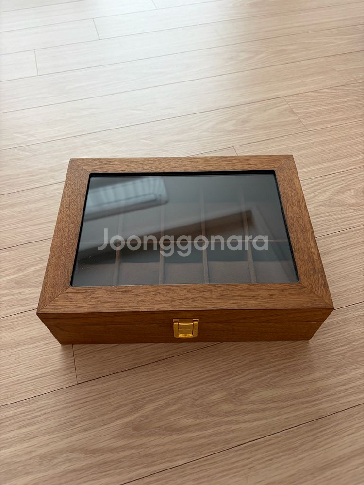 고급 원목 시계/귀금속 보관함--1