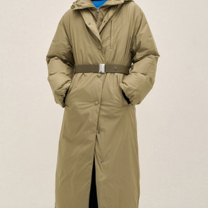 시스템 구스다운 벨트 패딩