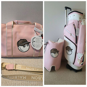 국내당일발송 말본골프백 캐디백 보스턴백 세트 바퀴형