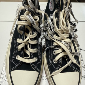 컨버스 jw앤더슨 런스타하이크 블랙 255(미착용)