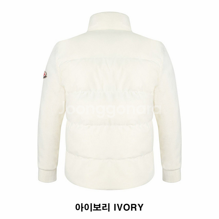 몽클레어 코듀로이 니트 슬리브 오리털 점퍼--2