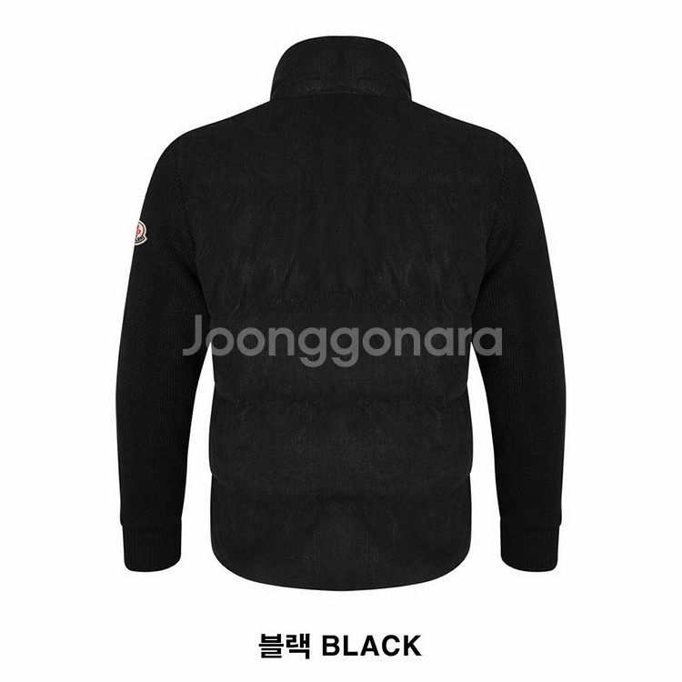 몽클레어 코듀로이 니트 슬리브 오리털 점퍼--4