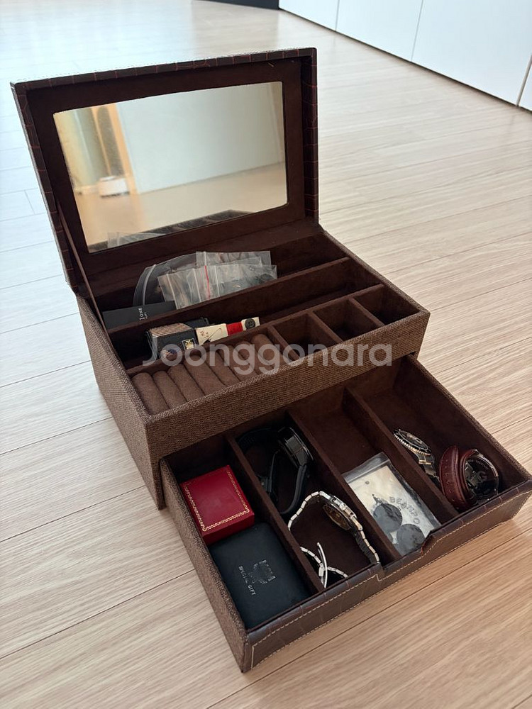가죽 시계/귀금속 보관함--1
