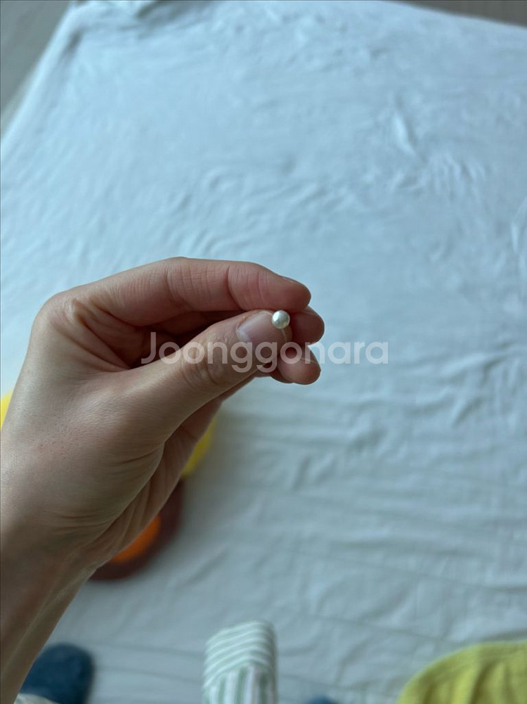 14k 진주 귀걸이 진주 피어싱 볼 귀걸이 피어싱--1
