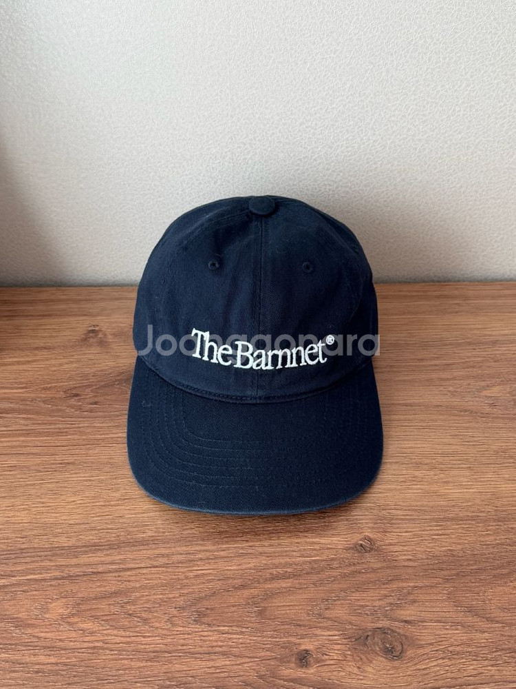 더바넷 로고 볼캡 네이비--4