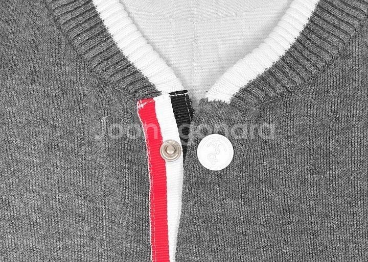 톰브라운 앵커 로고 니트 가디건--8