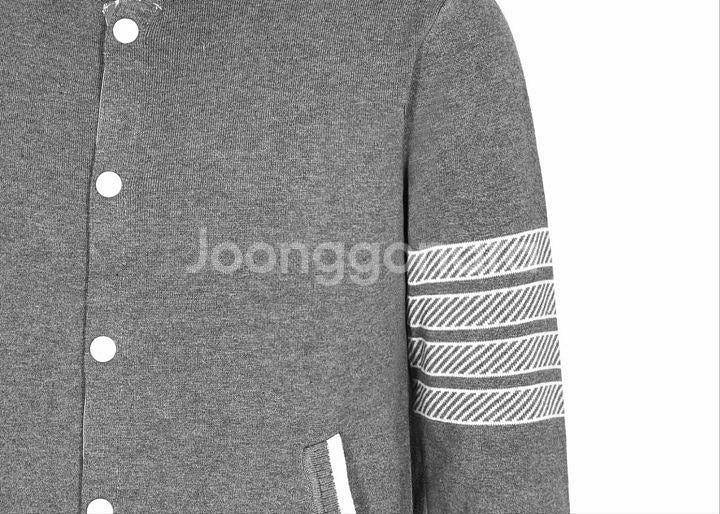 톰브라운 앵커 로고 니트 가디건--9