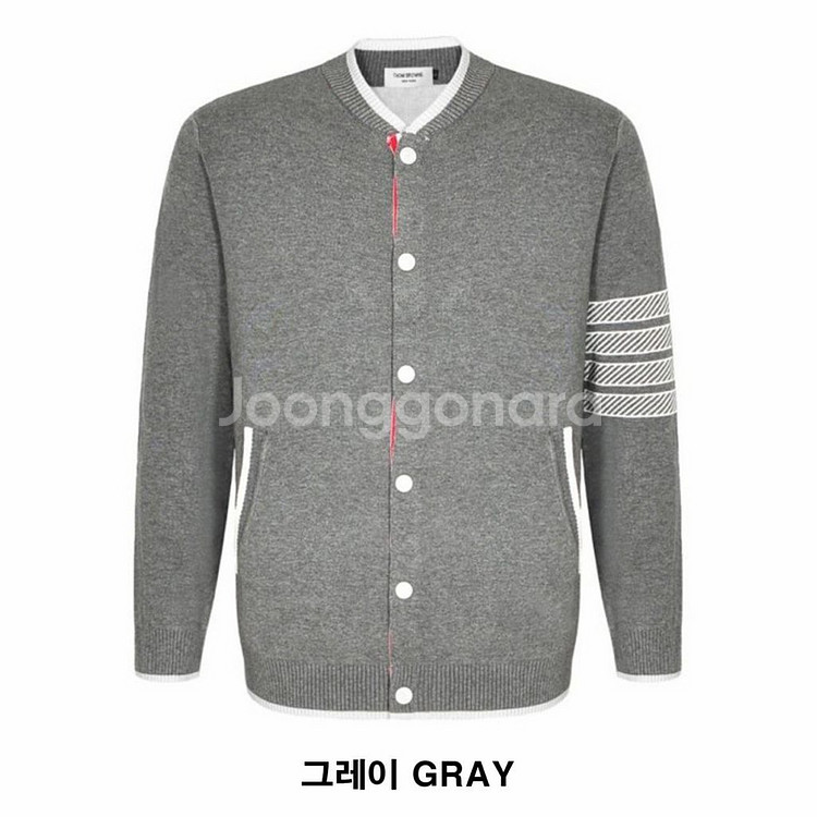 톰브라운 앵커 로고 니트 가디건--4