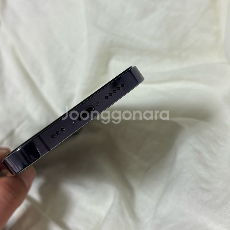 새상품급 아이폰14프로 128기가 배터리100% 딥퍼플--9