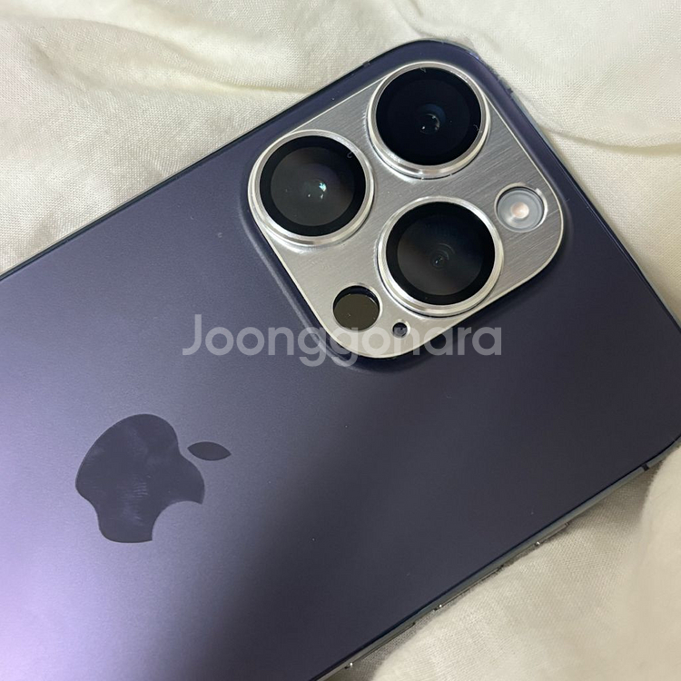 새상품급 아이폰14프로 128기가 배터리100% 딥퍼플--12